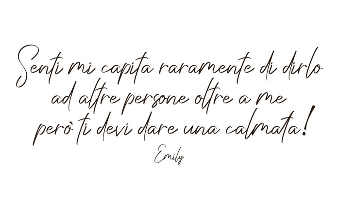 T-shirt "Senti mi capita raramente di dirlo.."