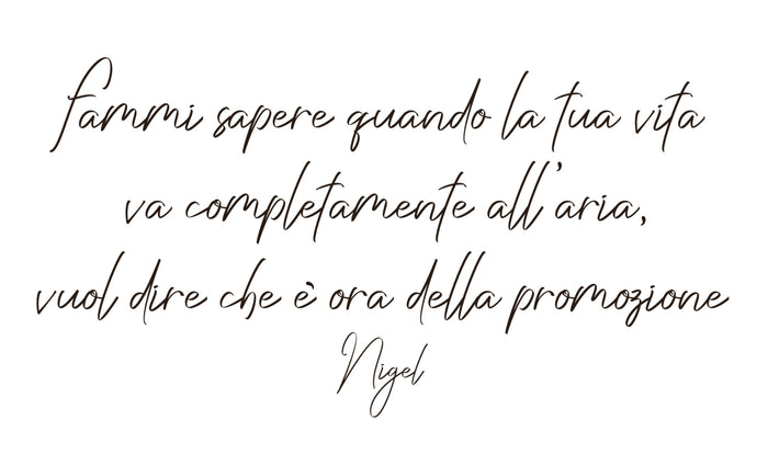 T-shirt "Fammi sapere quando la tua vita va completamente all'aria.."