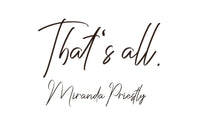 T-shirt "That's All"