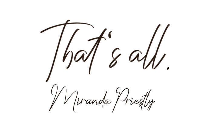 T-shirt "That's All"