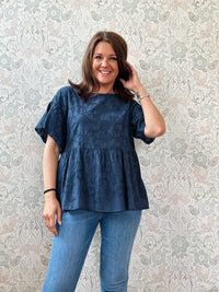la valigia a pois Blusa Baby