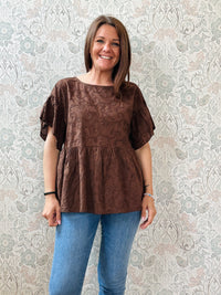 la valigia a pois Blusa Baby