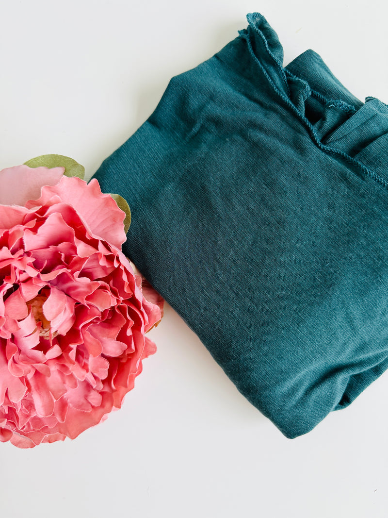 T-shirt manica lunga Bodycon Barchetta Over