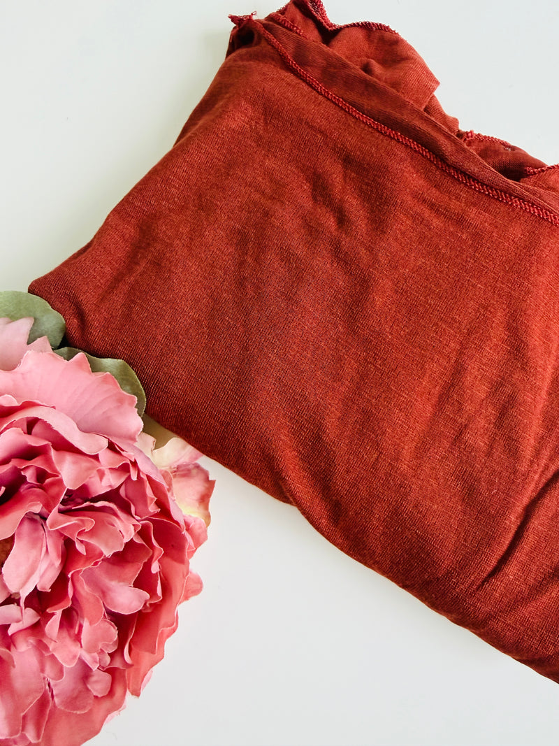 T-shirt manica lunga Bodycon Barchetta Over