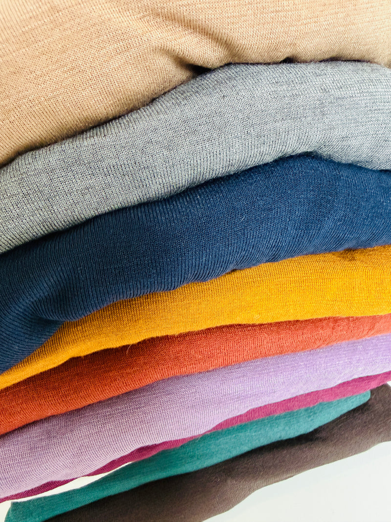 T-shirt manica lunga Bodycon Barchetta Over