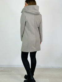 lavaligiapois Cappotto Dafne Righe Marrone