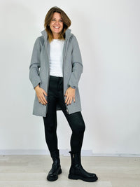 lavaligiapois Cappotto Dapne Righe Grigio