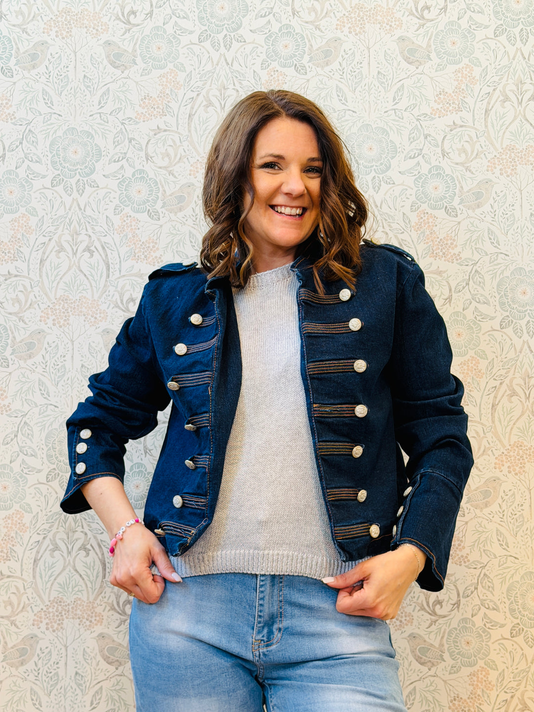 Blazer Corte Denim