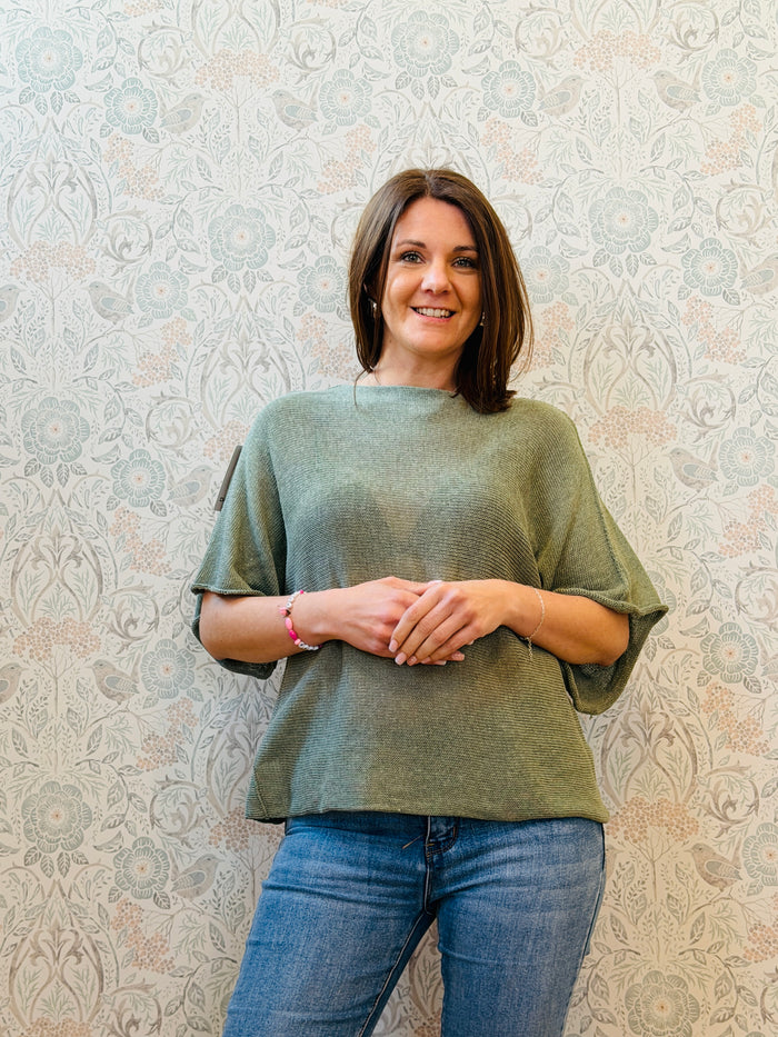 Maglione Lavanda Corto