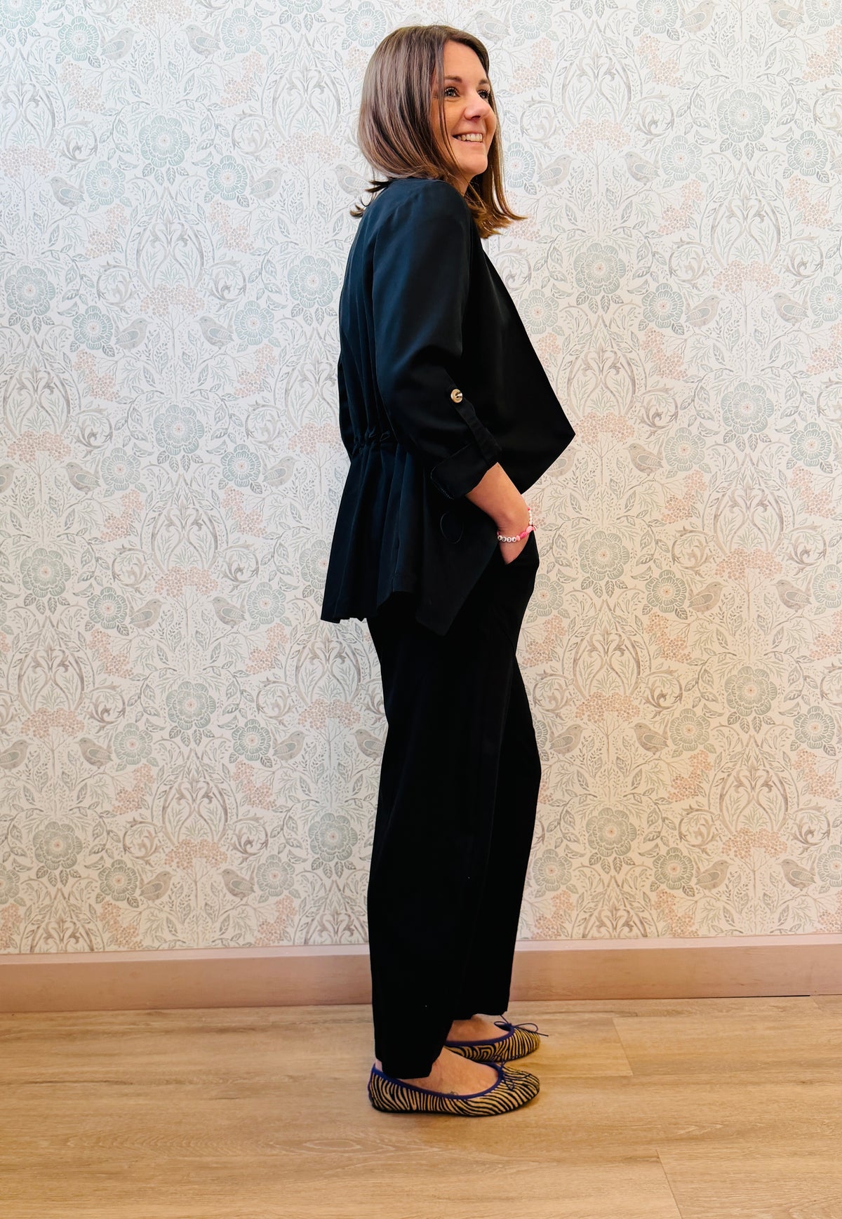 Pantalone primavera nero