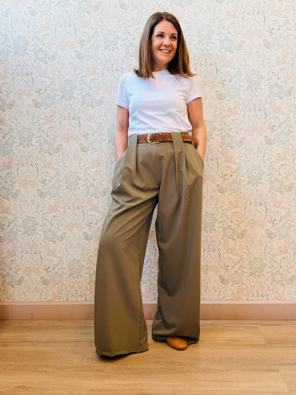 Pantalone narciso militare