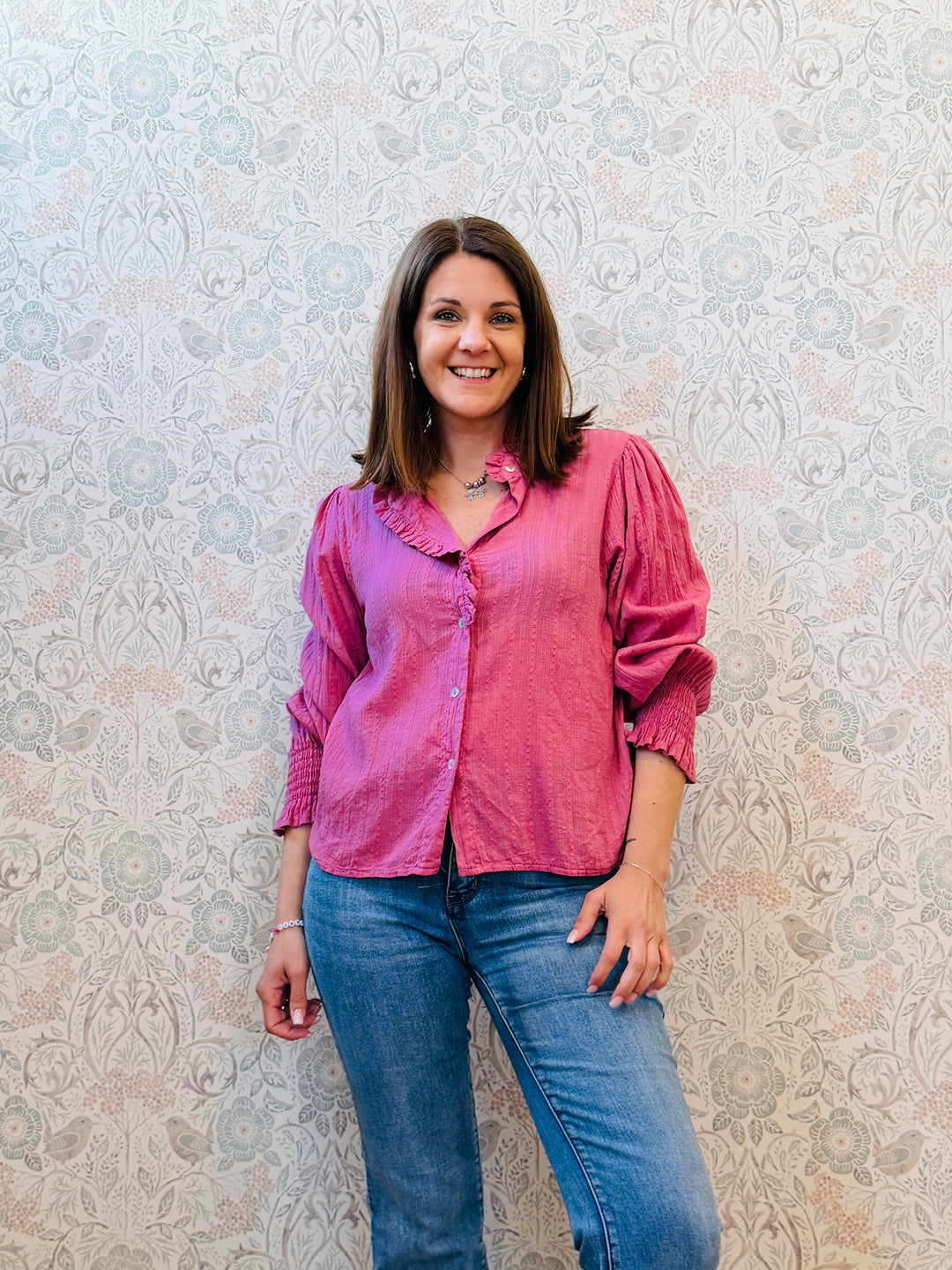 Camicia Cathy Rosa Antico