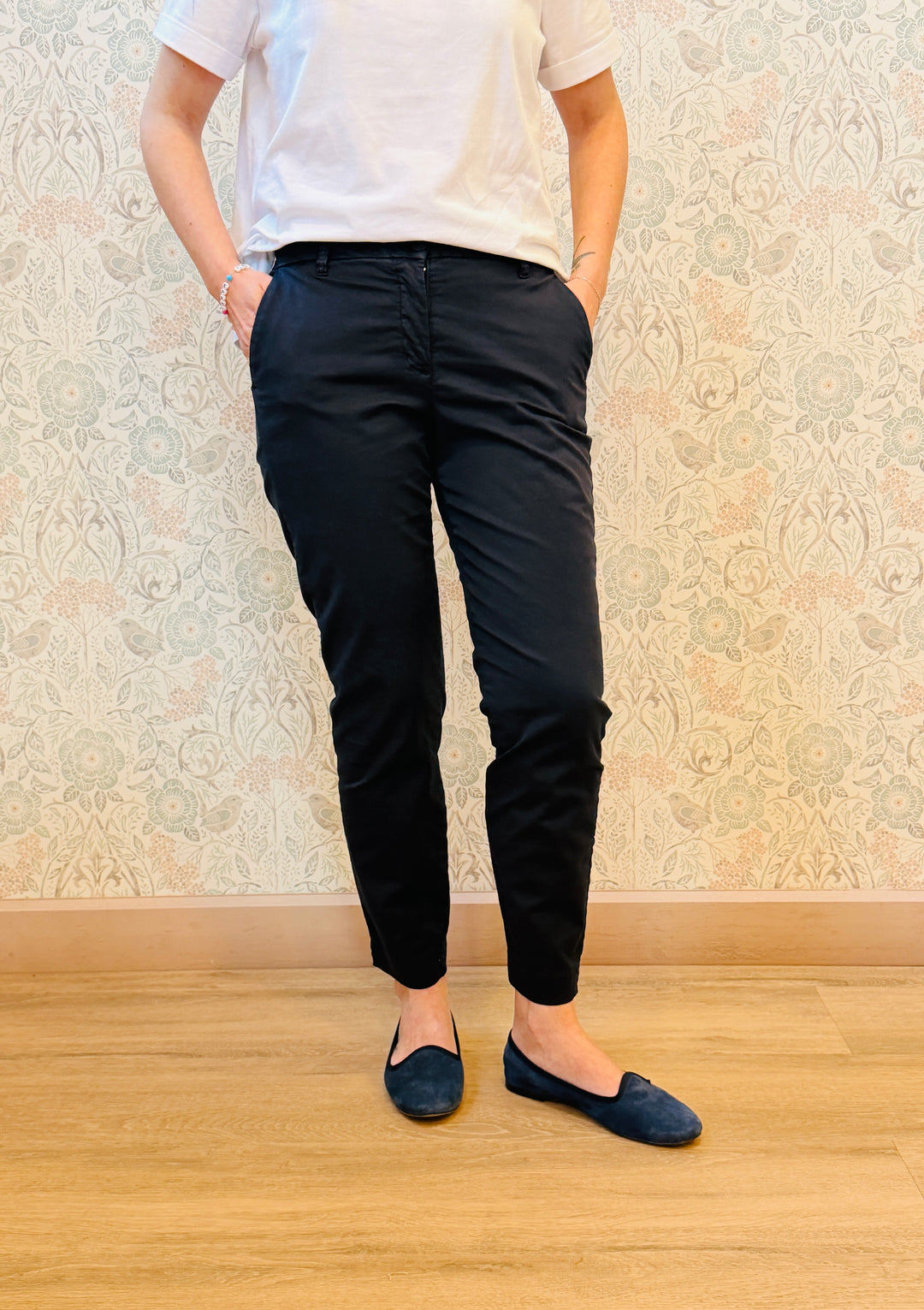 Pantalone Capri Blu
