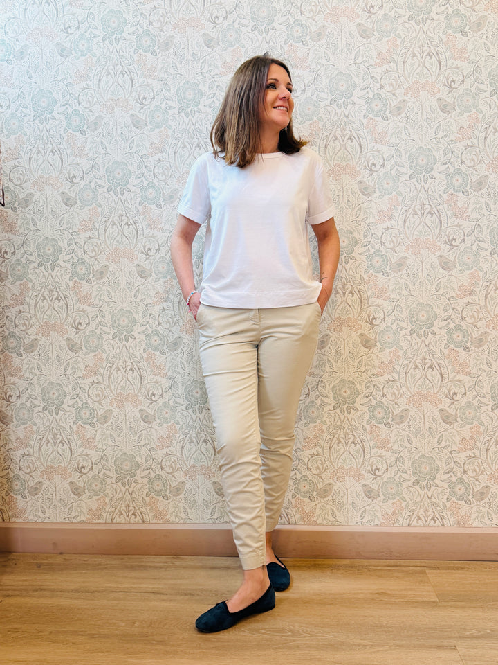 Pantalone Capri Beige