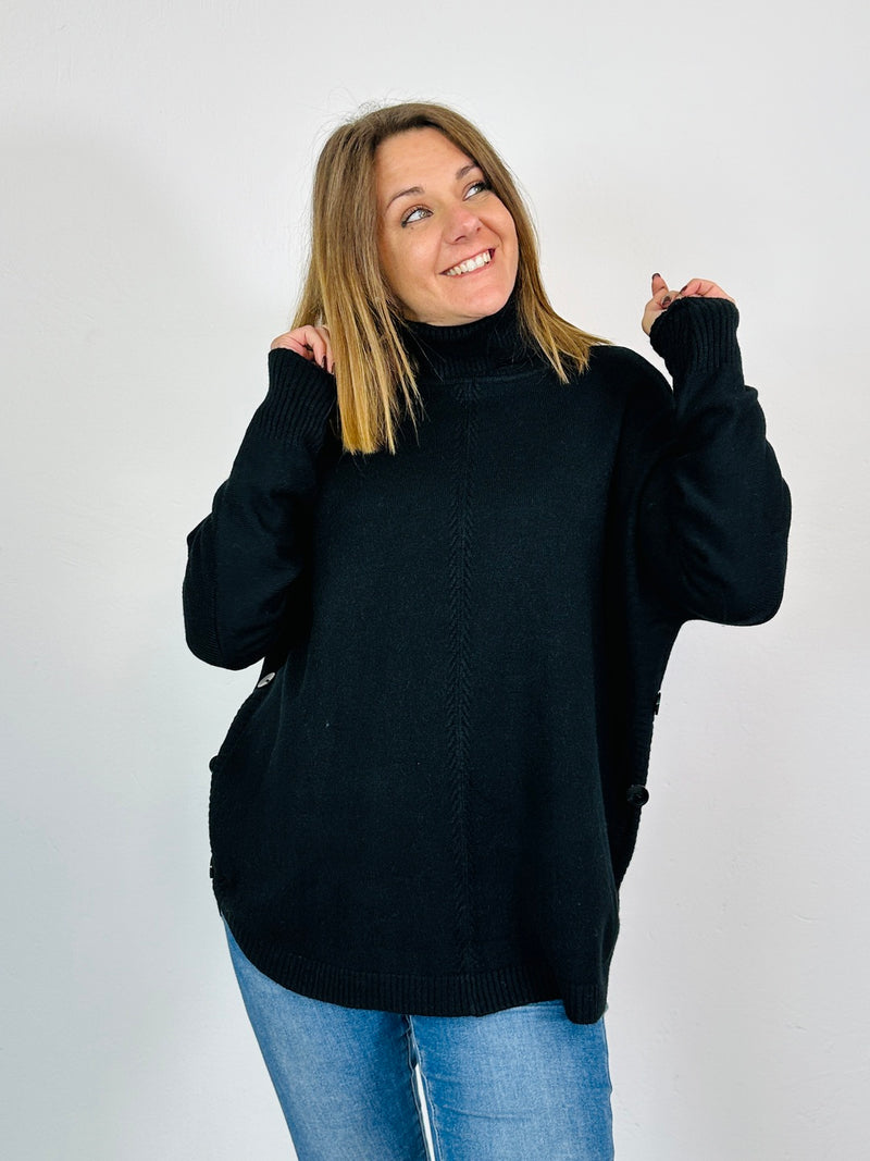 Maglione Dolcevita Treccia