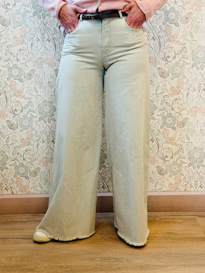 Jeans Wide Salvia