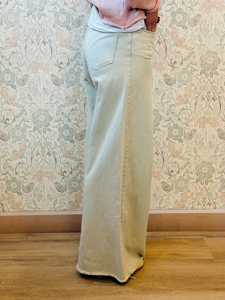 Jeans Wide Salvia