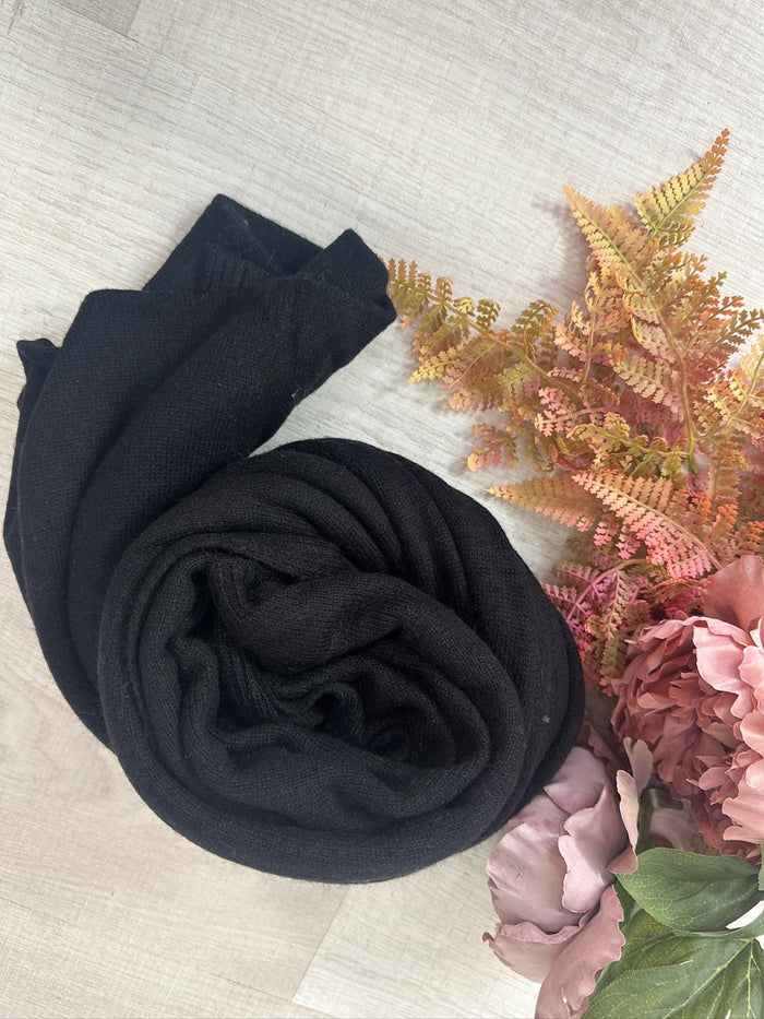 la valigia a pois Sciarpa Cashmere Black