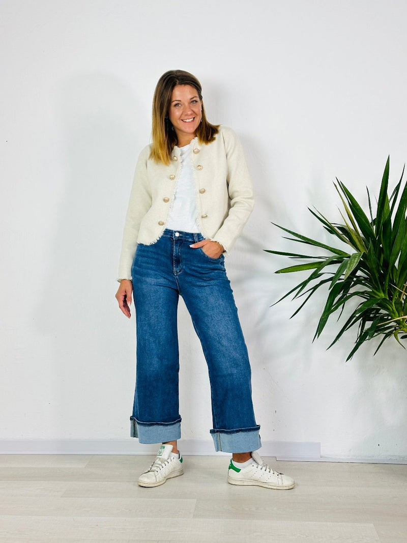 la valigia a pois Jeans super bootcut