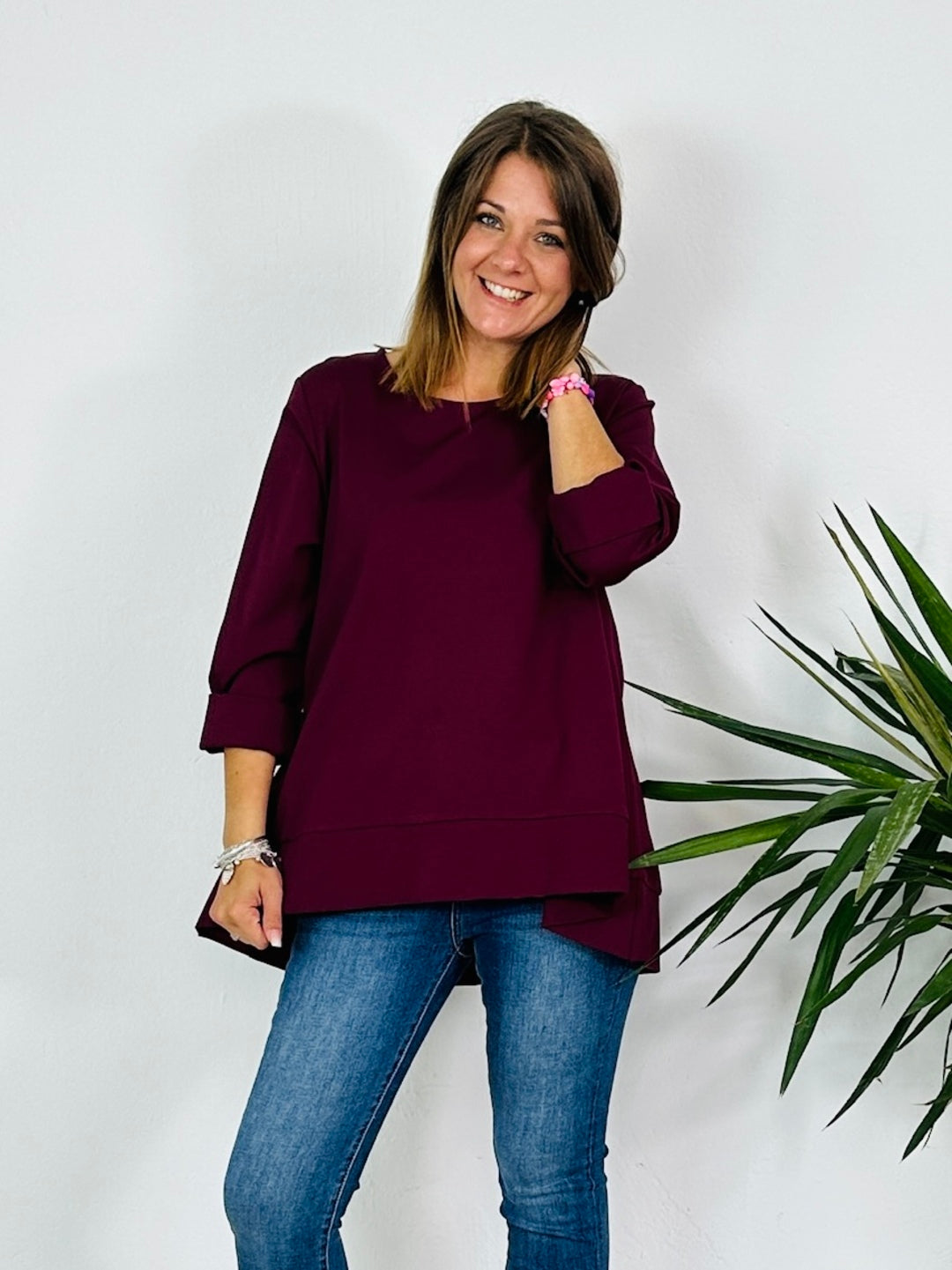 la valigia a pois Blusa Felpa Zoe