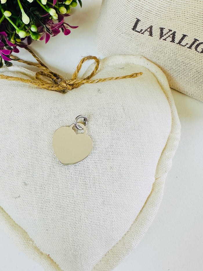 Ciondolo Big Heart Silver