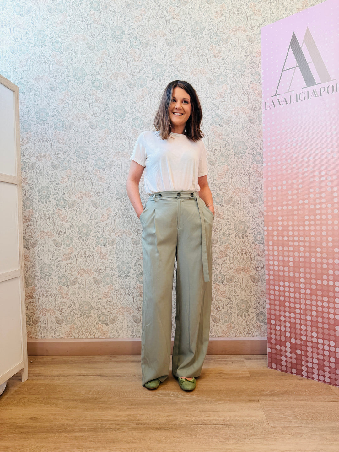 Pantalone Como Salvia