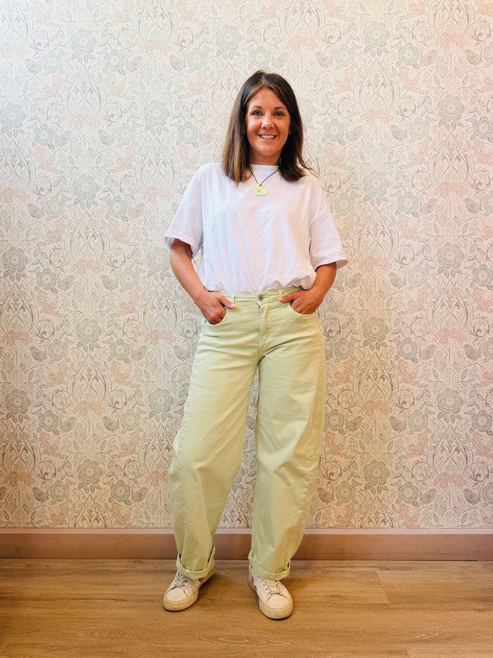Jeans Balloon Latte&amp;Menta