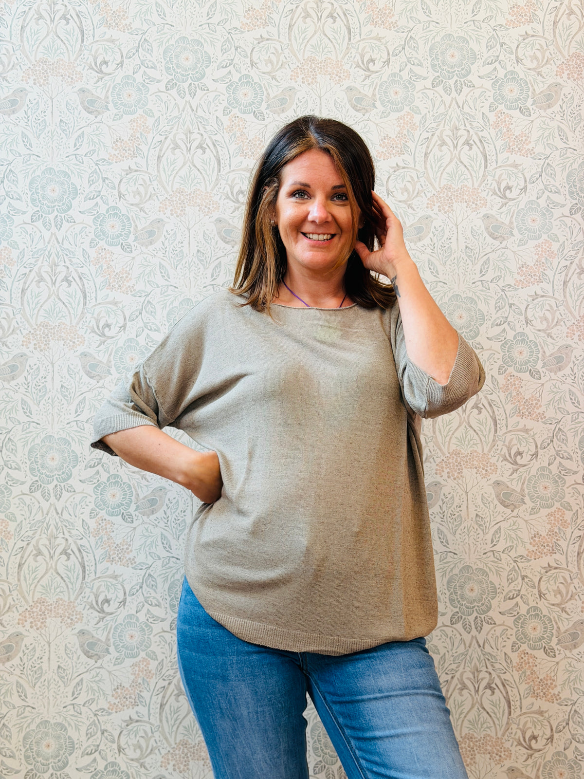 Maglione Lino Over