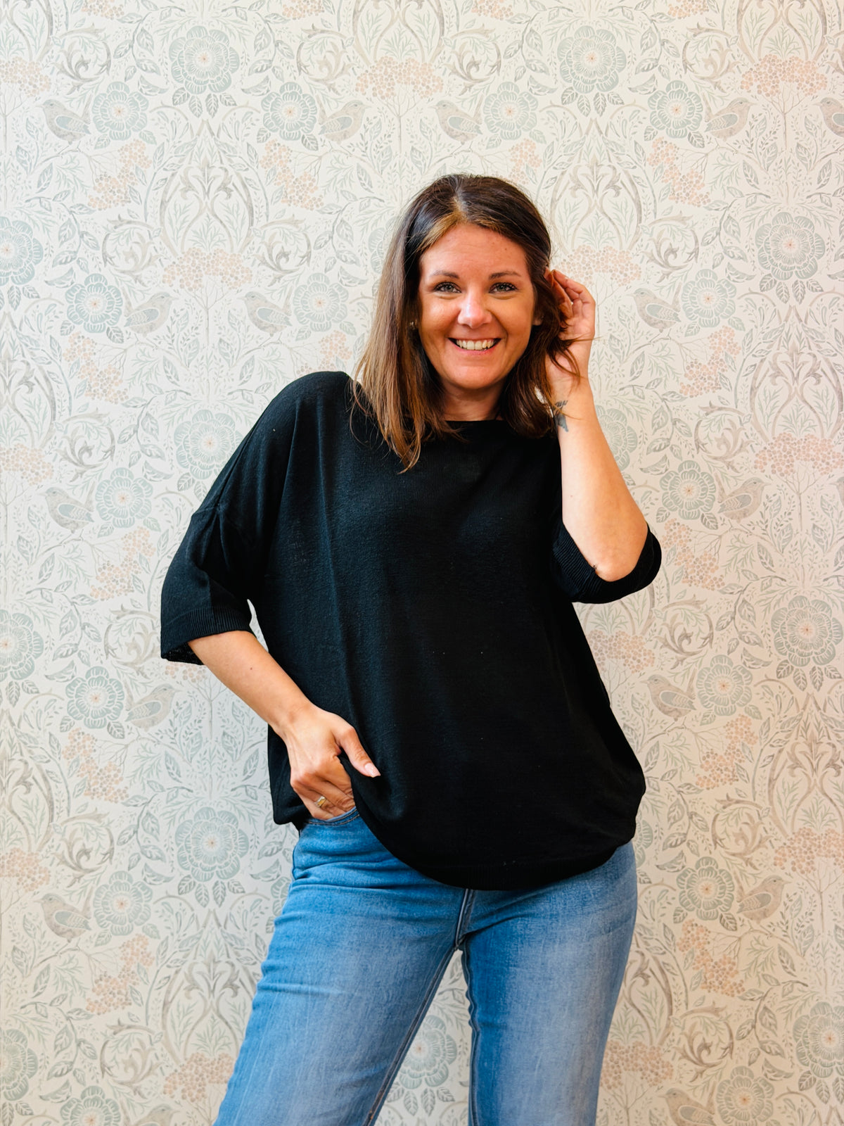 Maglione Lino Over