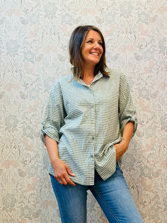 Camicia Vichy Panama