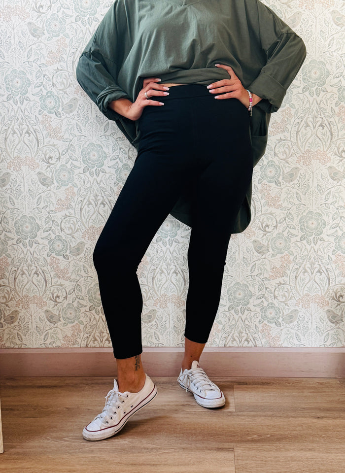 la valigia a pois leggings basic