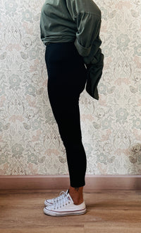 la valigia a pois leggings basic