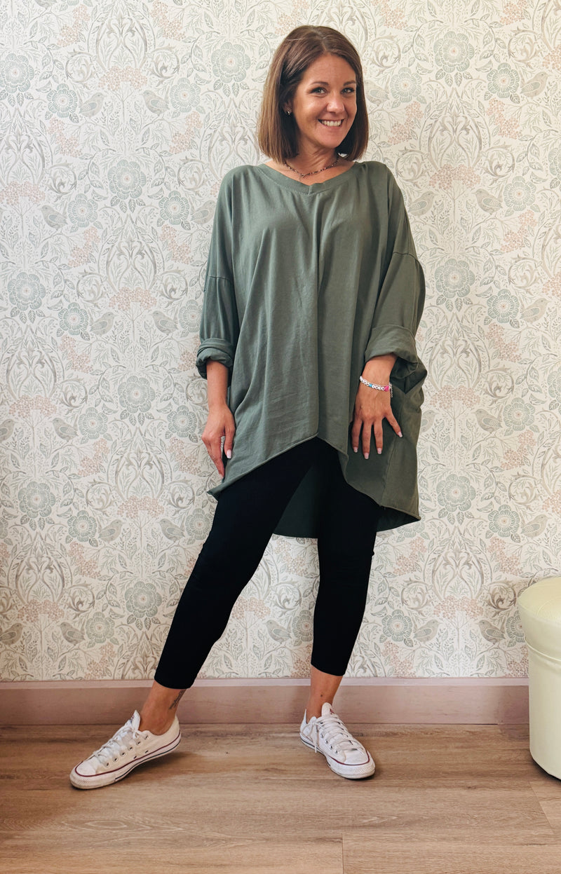 la valigia a pois T-shirt Super Oper Manica Lunga Adele