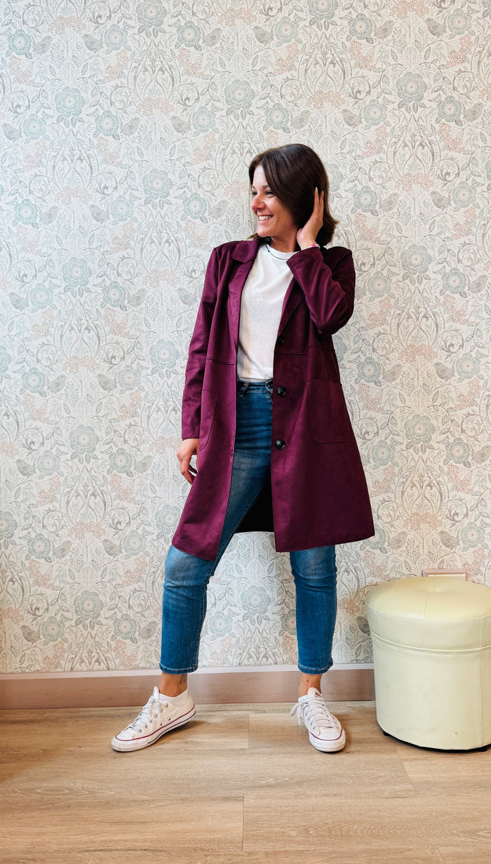 la valigia a pois Blazer Lungo Suede