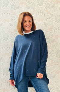 LVP maglione over lustrini