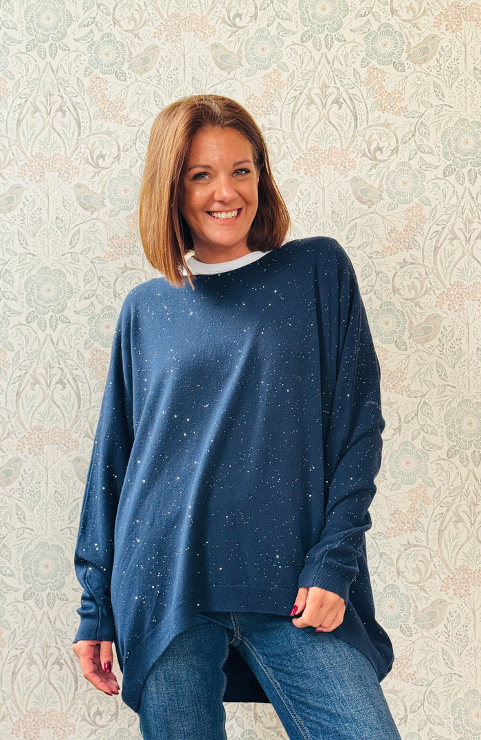 LVP maglione over lustrini