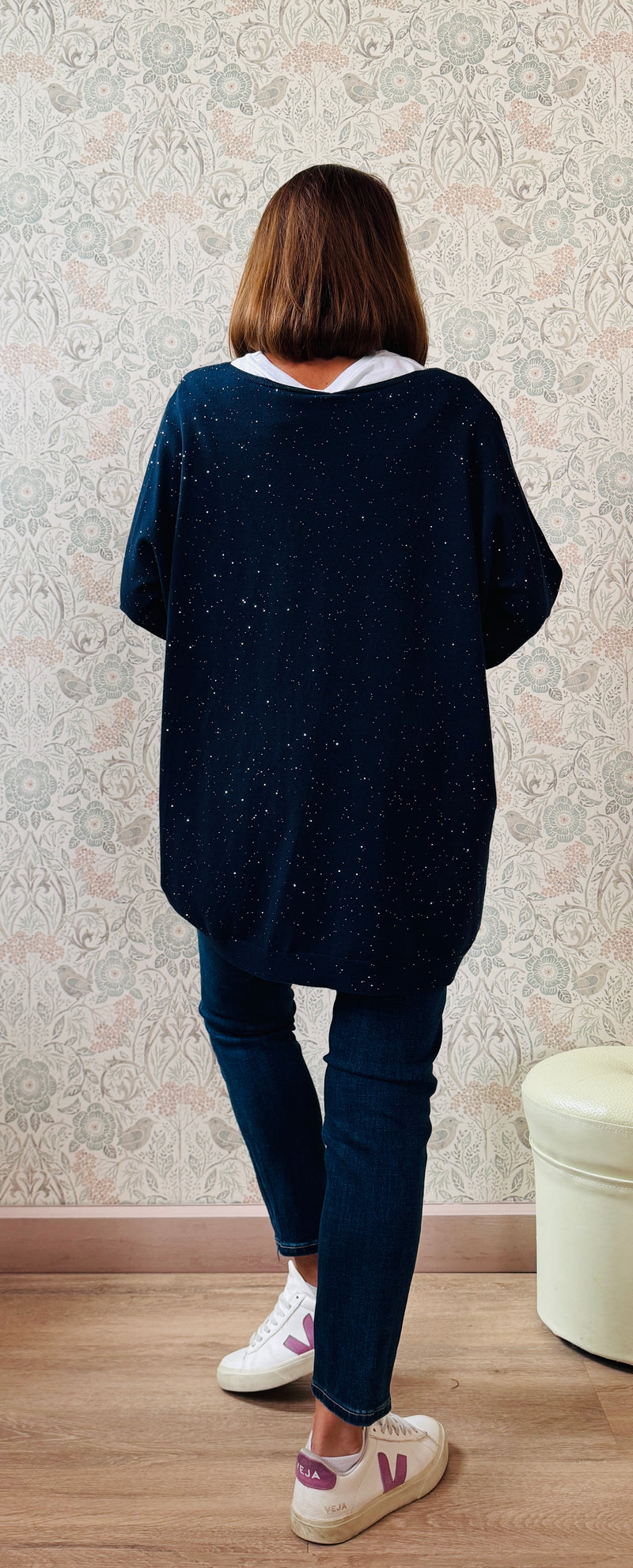 LVP maglione over lustrini