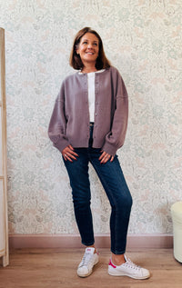 LVP cardigan caffelatte