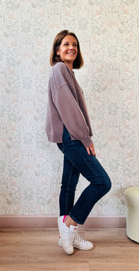 LVP cardigan caffelatte