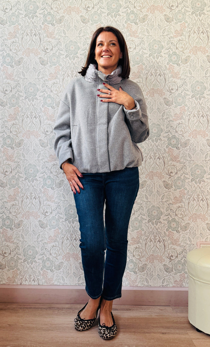 Giacca Bomber Grey