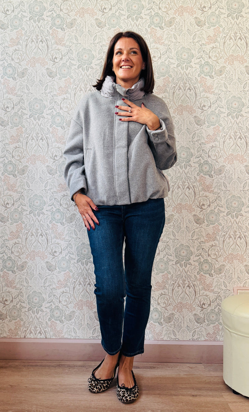 Giacca Bomber Grey