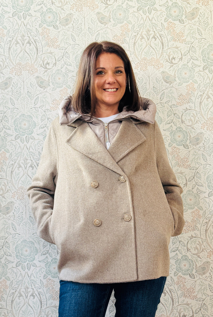 LVP Giacca Doppiopetto Beige