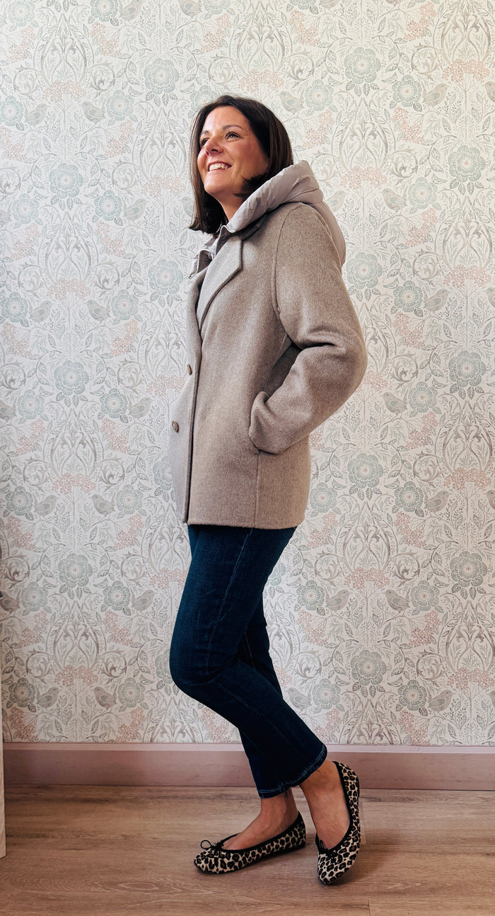 LVP Giacca Doppiopetto Beige