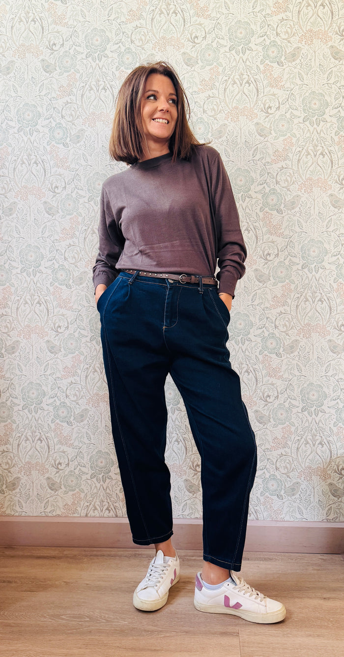 LVP pantalone baloon denim