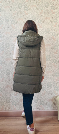 Smanicato Lungo Piumino Militare