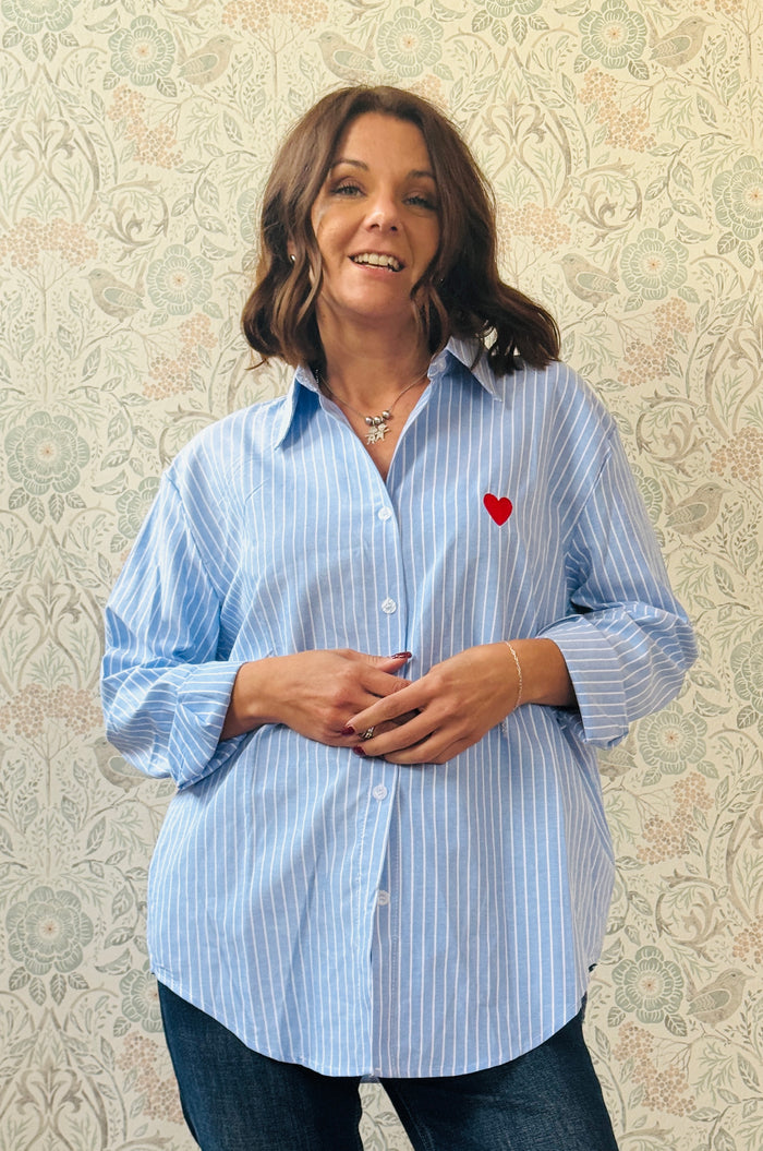 Camicia Righe Love