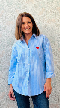 Camicia Righe Love