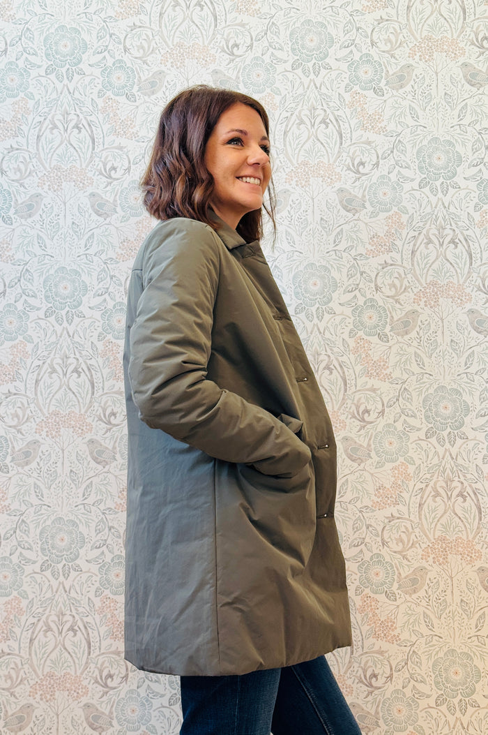 Giacca Trench Puffy Militare