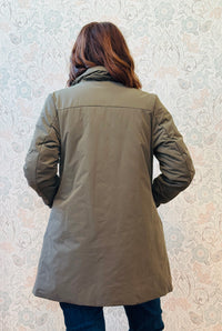 Giacca Trench Puffy Militare