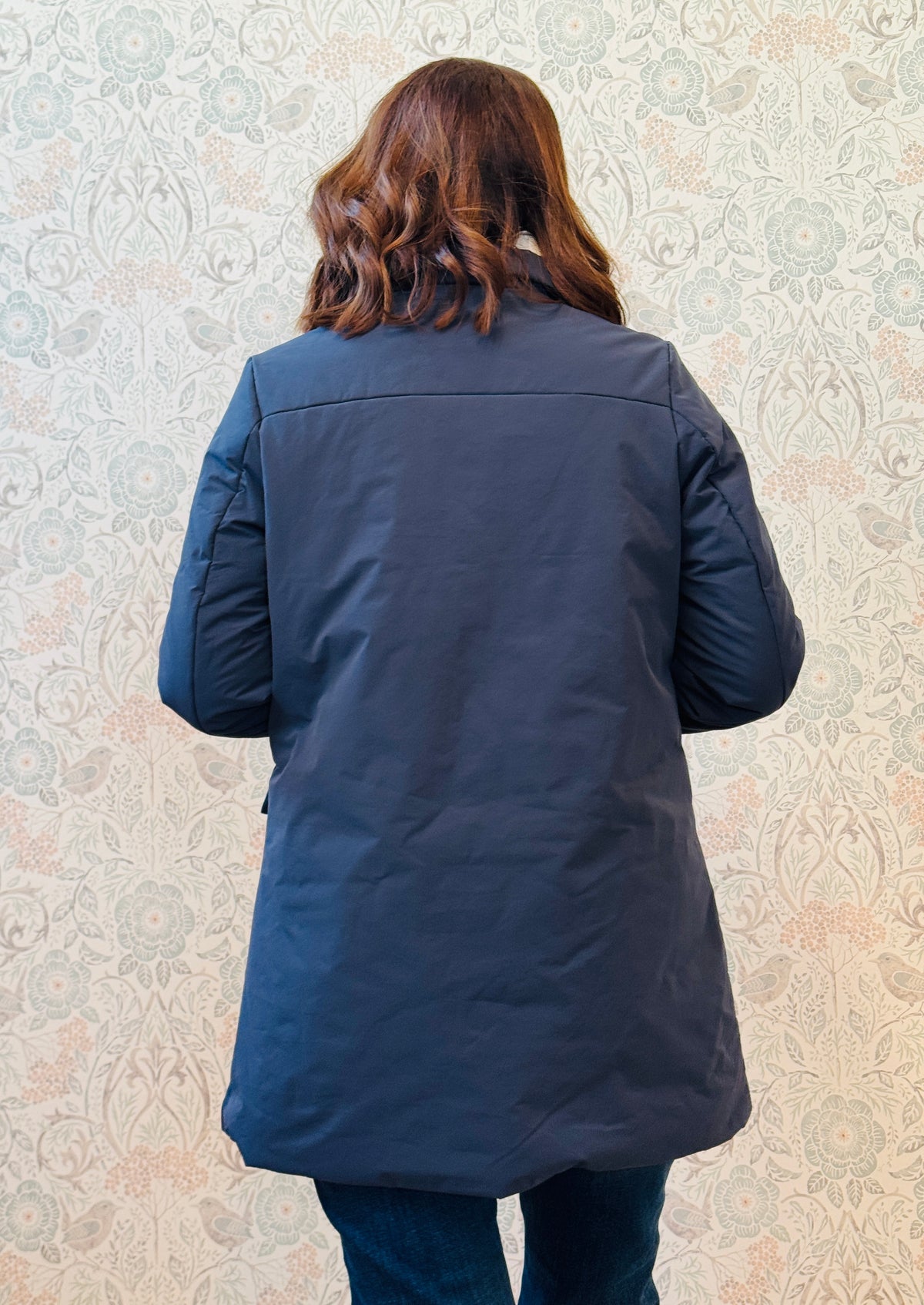 Giacca Trench Puffy Blu